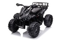 12V Quad Bike with Twin Motors - Black