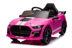 12V Mustang Shelby GT500 Licensed Pink Ride On Car